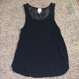 Ella moss black tank top